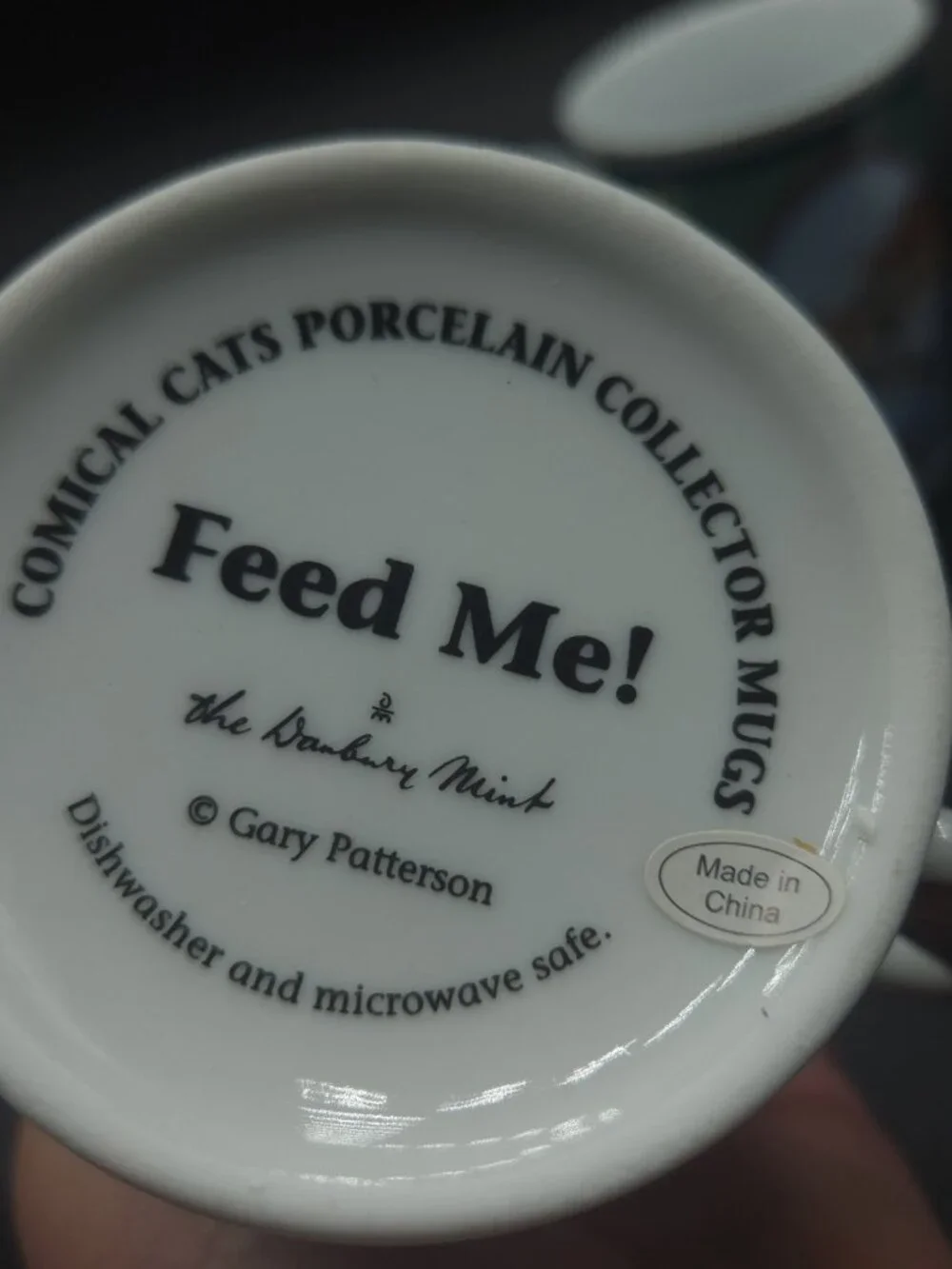 Gary Patterson Coffee Mugs Tea Cups The Face Off Feed Me Lot Of 2 NEW